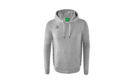 Sweat à capuche coton gris