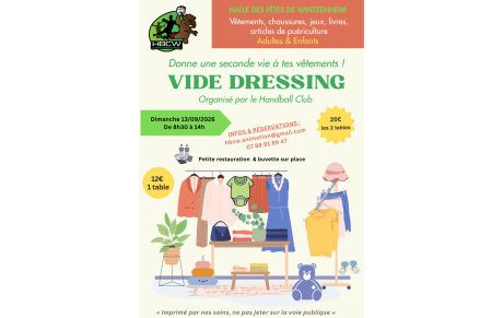 Vide dressing 13/09/2026