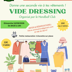 Vide dressing 13/09/2026